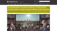 Desktop Screenshot of ekspertai.eu