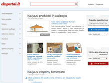 Tablet Screenshot of ekspertai.lt